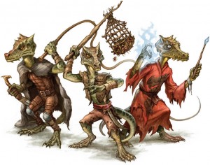 I coboldi della D&D quarta edizione. Kobolds, as depicted in the article "Creature Incarnations: Kobolds" within Dragon 364. http://wizards.com/default.asp?x=dnd/drcinc/20080620a